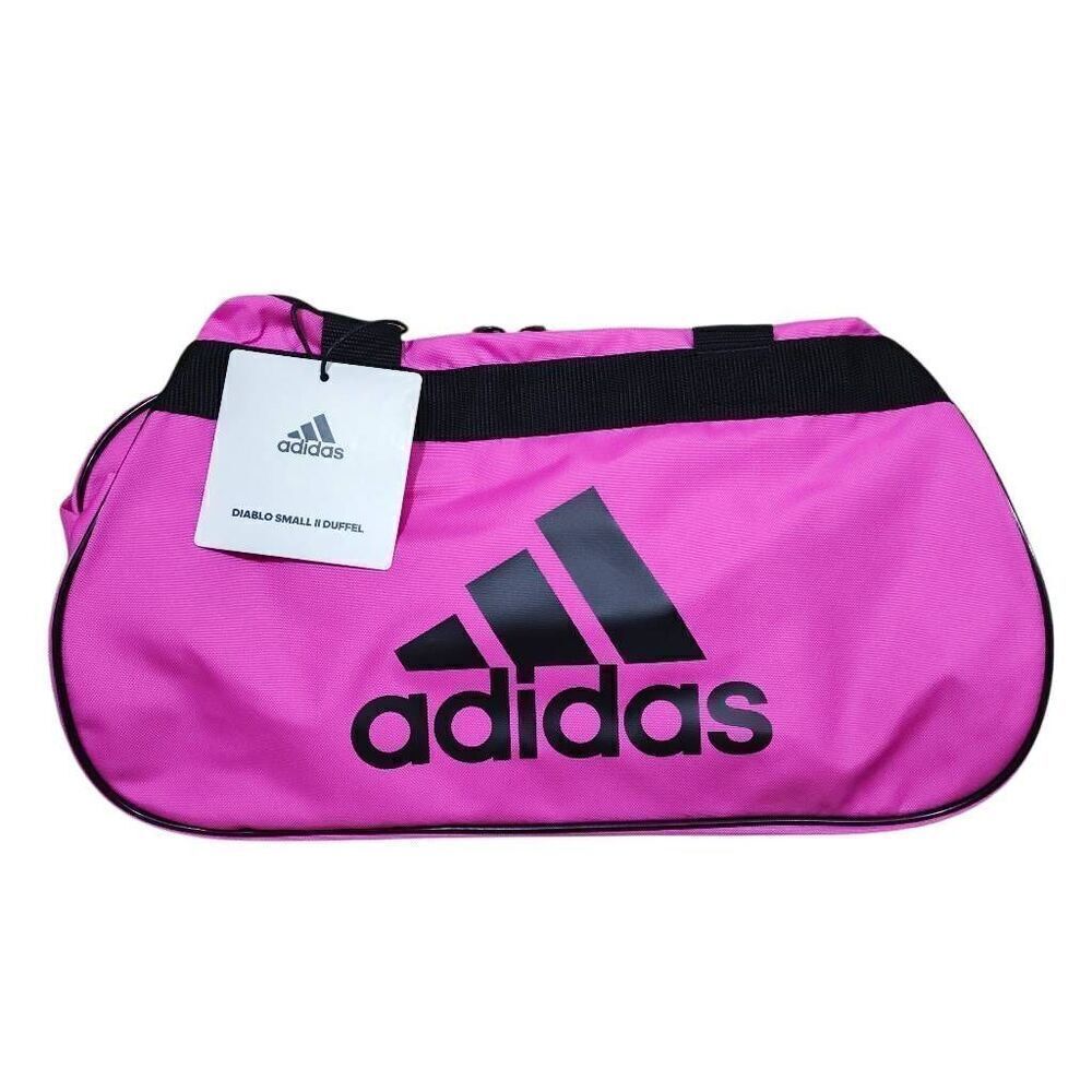 Adidas Diablo Small Duffel Athletic Training Bag Unisex Pink Black